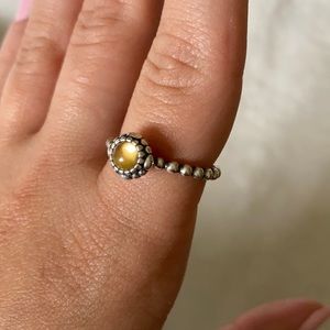 Pandora November birthstone ring